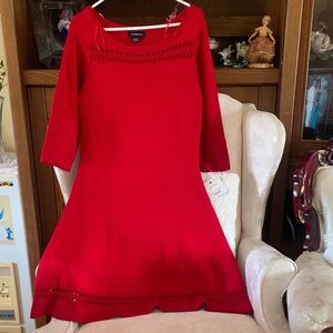 Liz Claiborne Red Casual Dress
